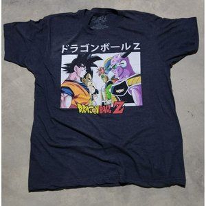 Dragon Ball Z Mens T-Shirt Short Sleeve Size L (42/44) Dark Gray Graphic Tee